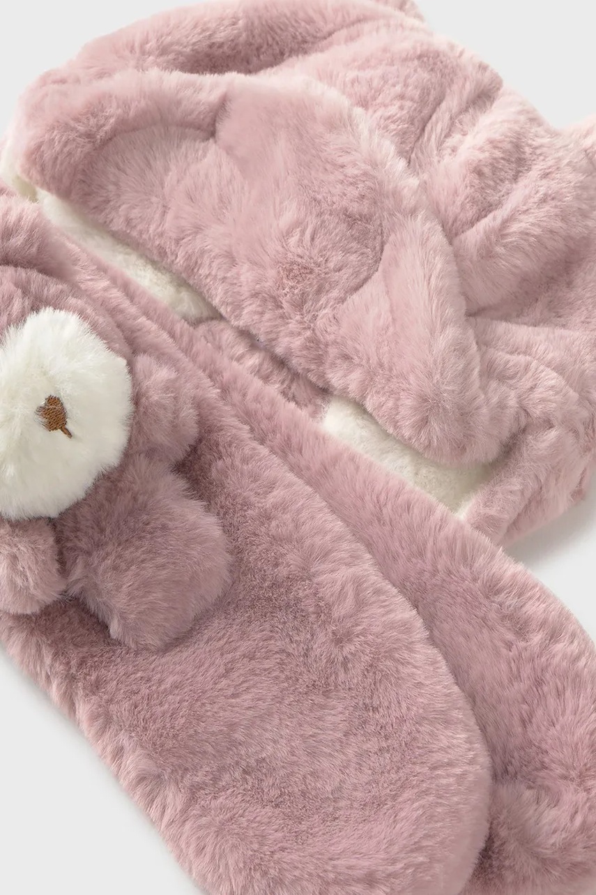 Детская шапка и шарф Mayoral цвет розовый  10020