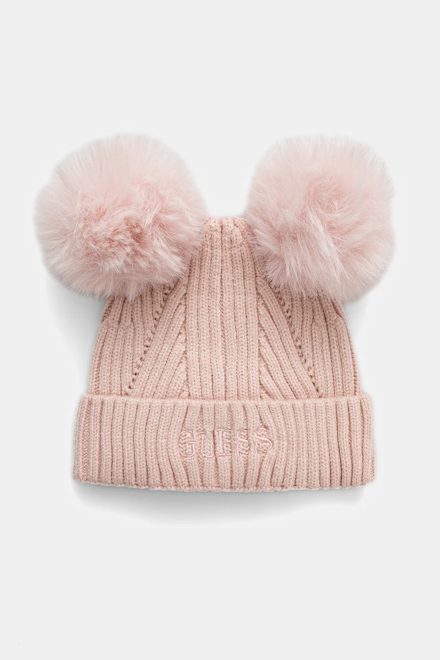 Levně Dětská čepice Guess růžová barva, J3BZ04 Z2QP0