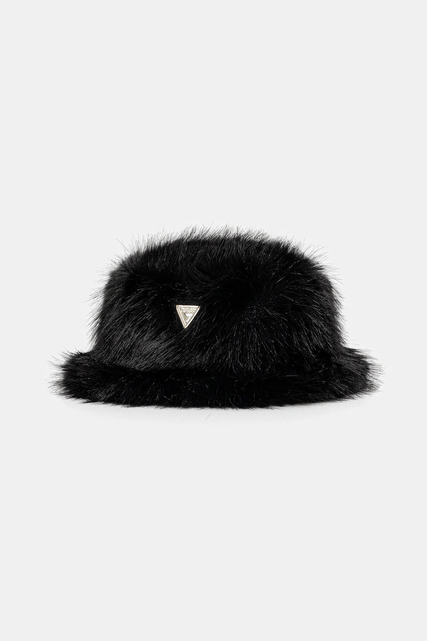 Levně Klobouk Guess černá barva, J5BZ18 WHH10