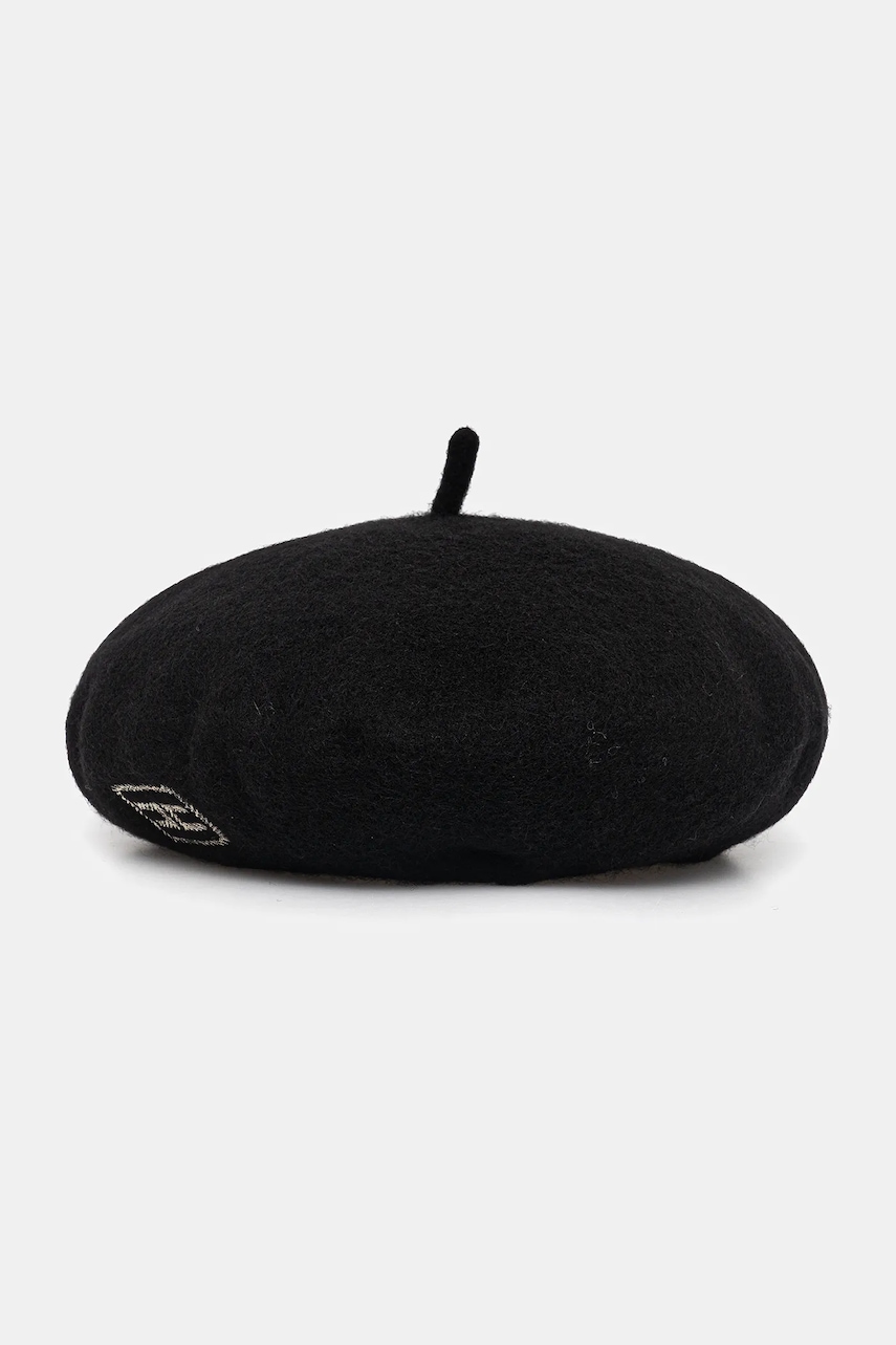 Детский шерстяной берет Elisabetta Franchi цвет чёрный  EFCP028.C.TV062 Детский шерстяной берет Elisabetta Franchi цвет чёрный  EFCP028.C.TV062