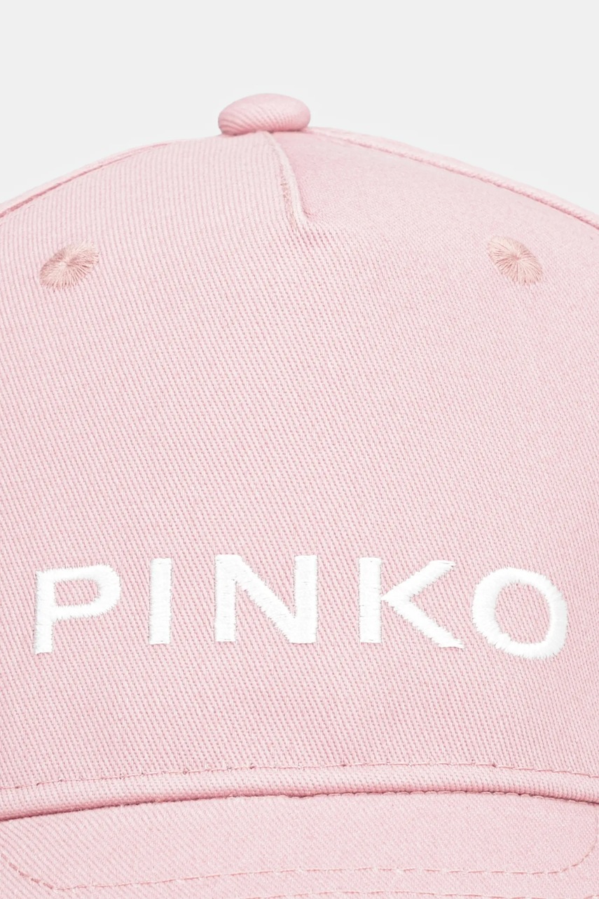 Детская хлопковая кепка Pinko цвет розовый  KFCP001.C.CF046