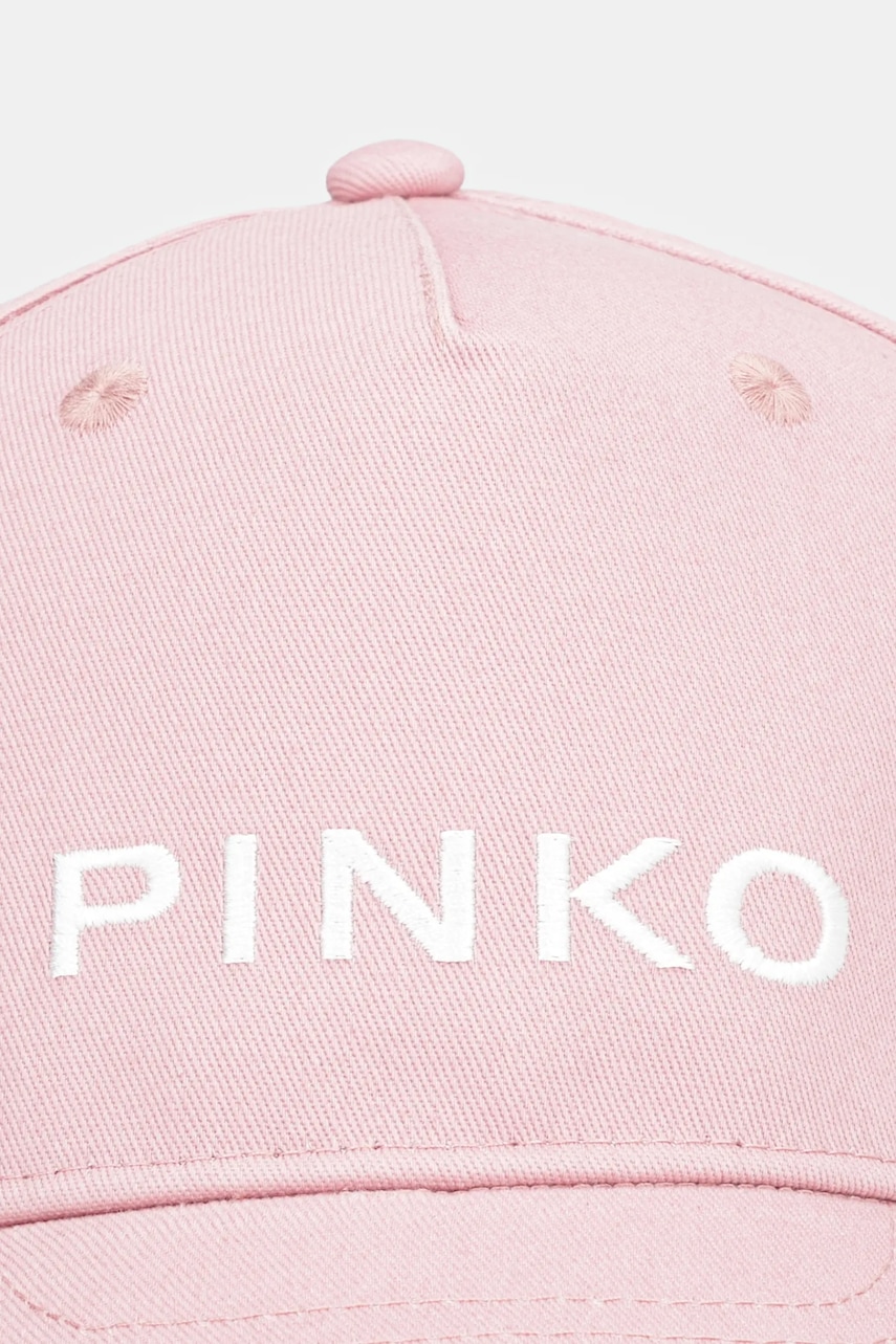 Детская хлопковая кепка Pinko цвет розовый KFCP001.C.CF046 Детская хлопковая кепка Pinko цвет розовый KFCP001.C.CF046