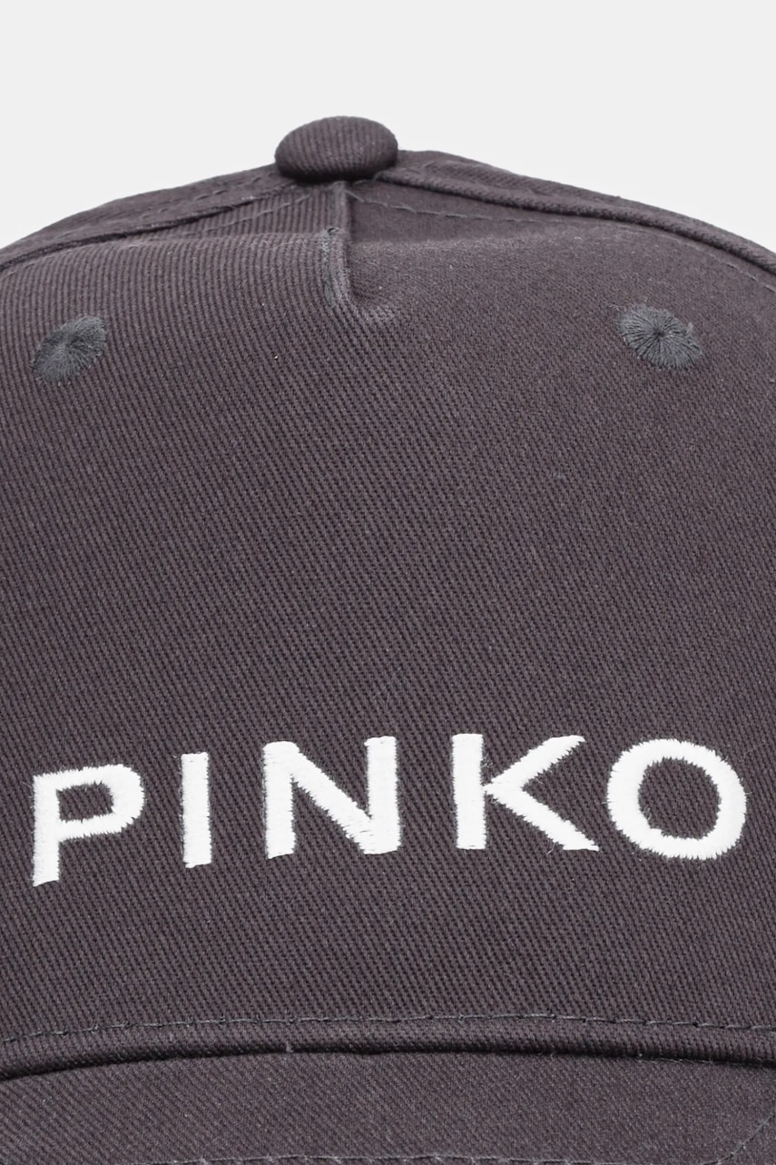 Детская хлопковая кепка Pinko цвет чёрный KFCP001.C.CF046 Детская хлопковая кепка Pinko цвет чёрный KFCP001.C.CF046
