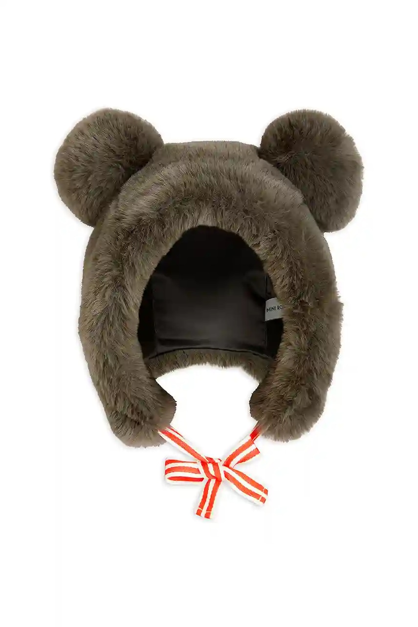 Детская шапка Mini Rodini цвет серый 25765100 Детская шапка Mini Rodini цвет серый 25765100