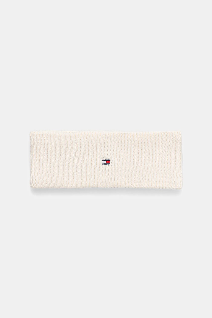 Levně Dětská čelenka Tommy Hilfiger bílá barva, AU0AU01779