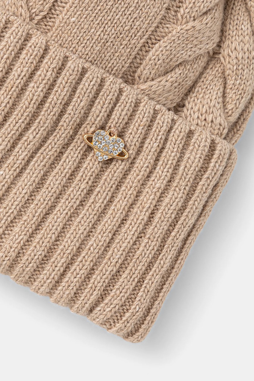 Детская шапка с шерстью Jamiks DRACO II цвет бежевый  JZI246