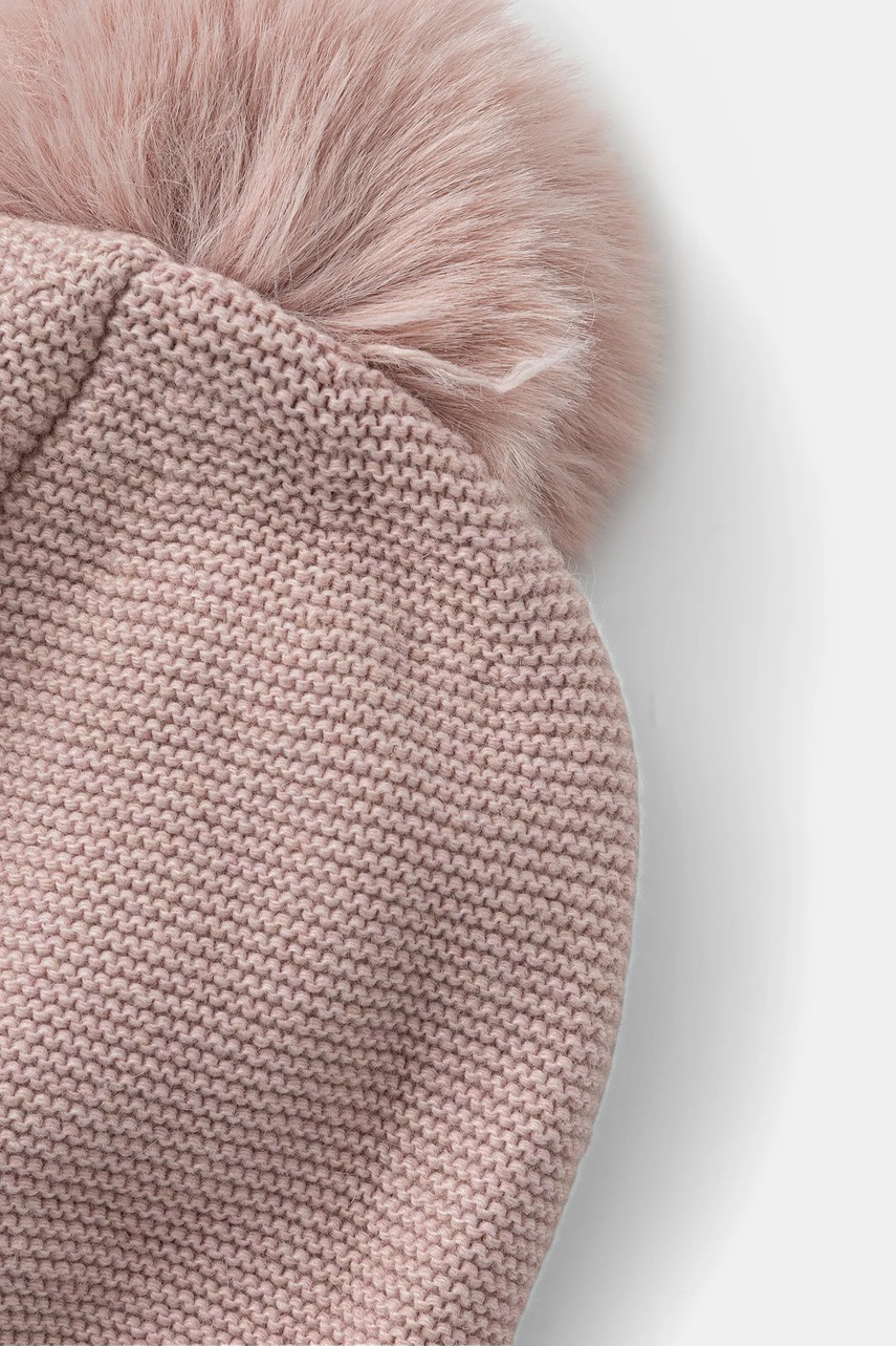 Детская шапка с шерстью Jamiks HUNTLEY II цвет розовый  JZI144