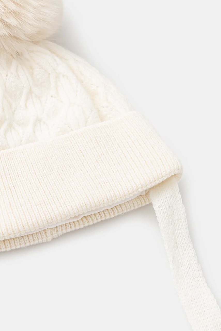Детская шапка с шерстью Jamiks LAURINA II цвет бежевый  JZI099