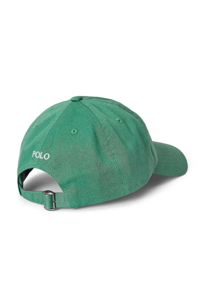 Кепка Polo Ralph Lauren цвет зелёный однотонная 323785653067 Кепка Polo Ralph Lauren цвет зелёный однотонная 323785653067