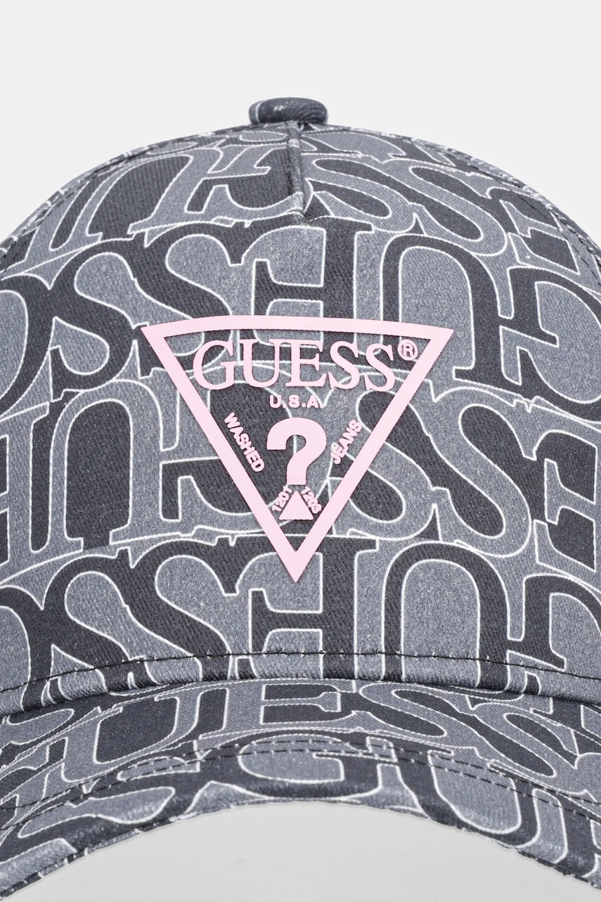Детская хлопковая кепка Guess цвет чёрный H5YZ03 WO08O в Кропивницком Детская хлопковая кепка Guess цвет чёрный H5YZ03 WO08O в Кропивницком