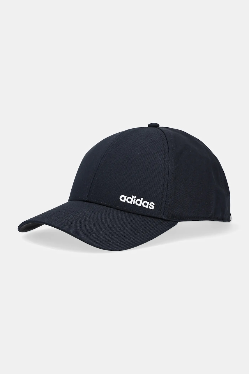 adidas Performance șapcă de baseball din bumbac culoarea negru, uni, JW0344