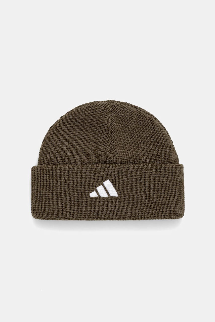 Levně Dětská čepice adidas Performance zelená barva, KB1930