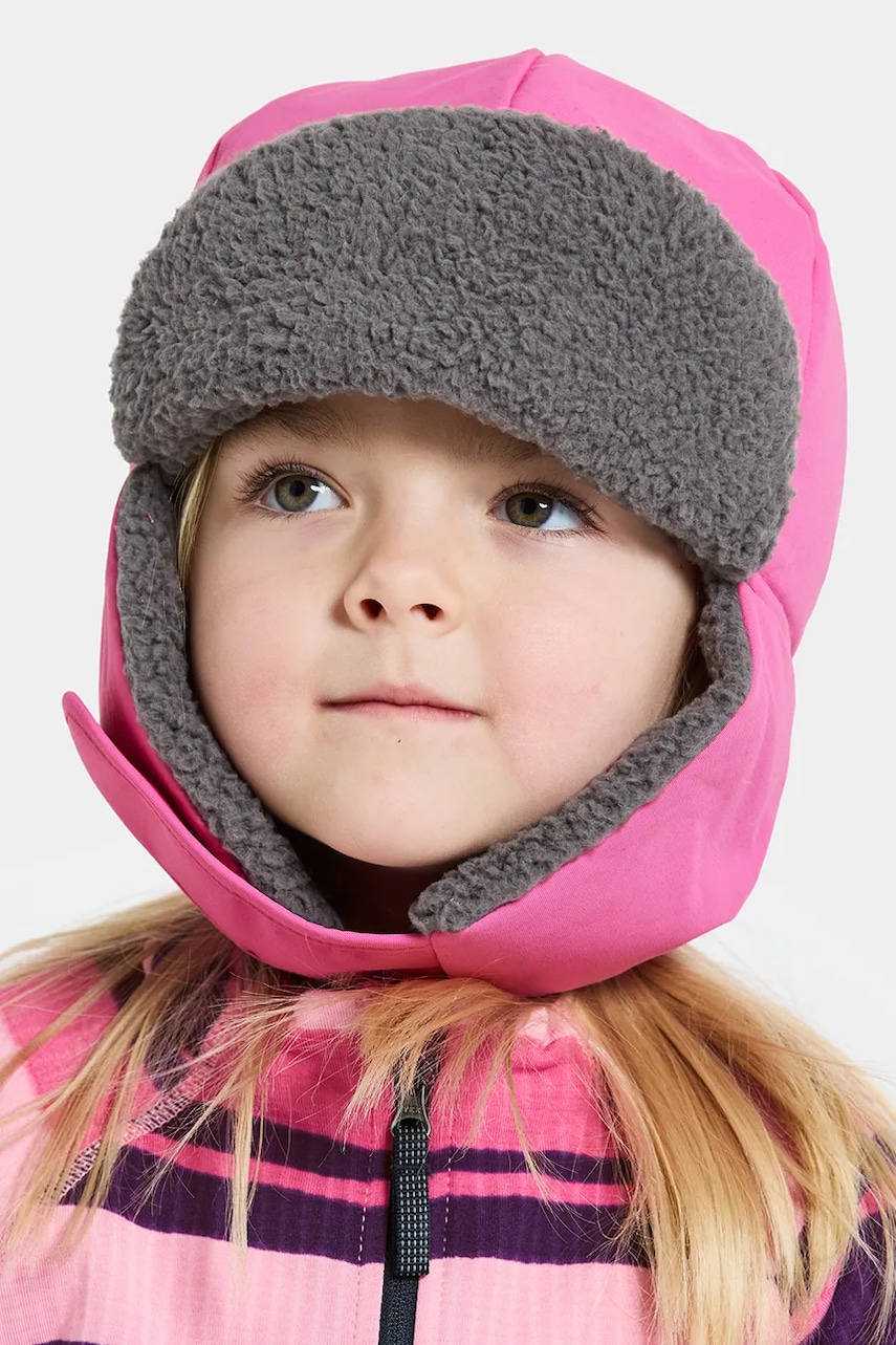 Didriksons căciulă copii BIGGLES CAP 6 culoarea roz, 505028