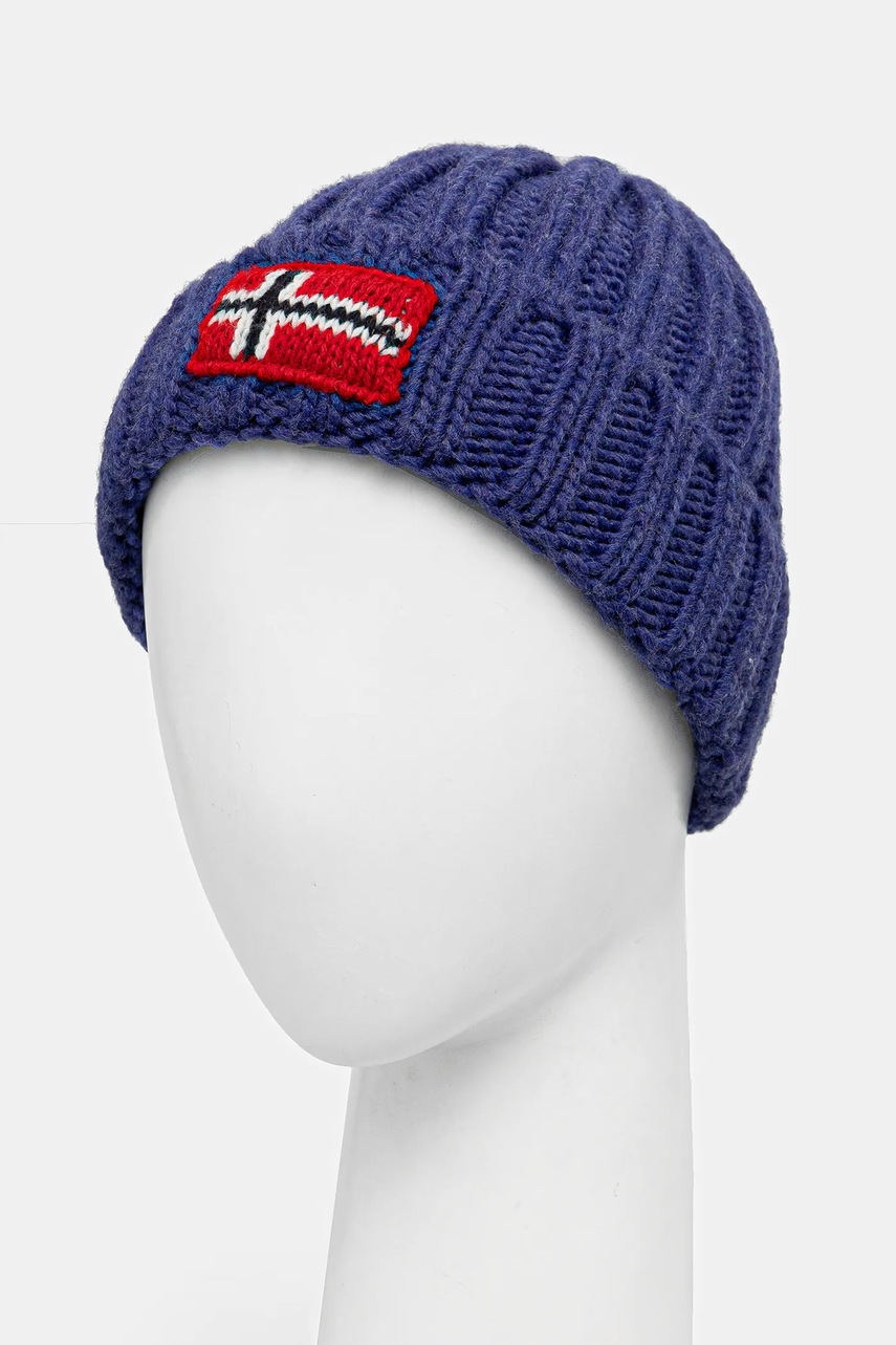 Шапка з домішкою вовни Napapijri SEMIURY NP0A4GMHB3B1