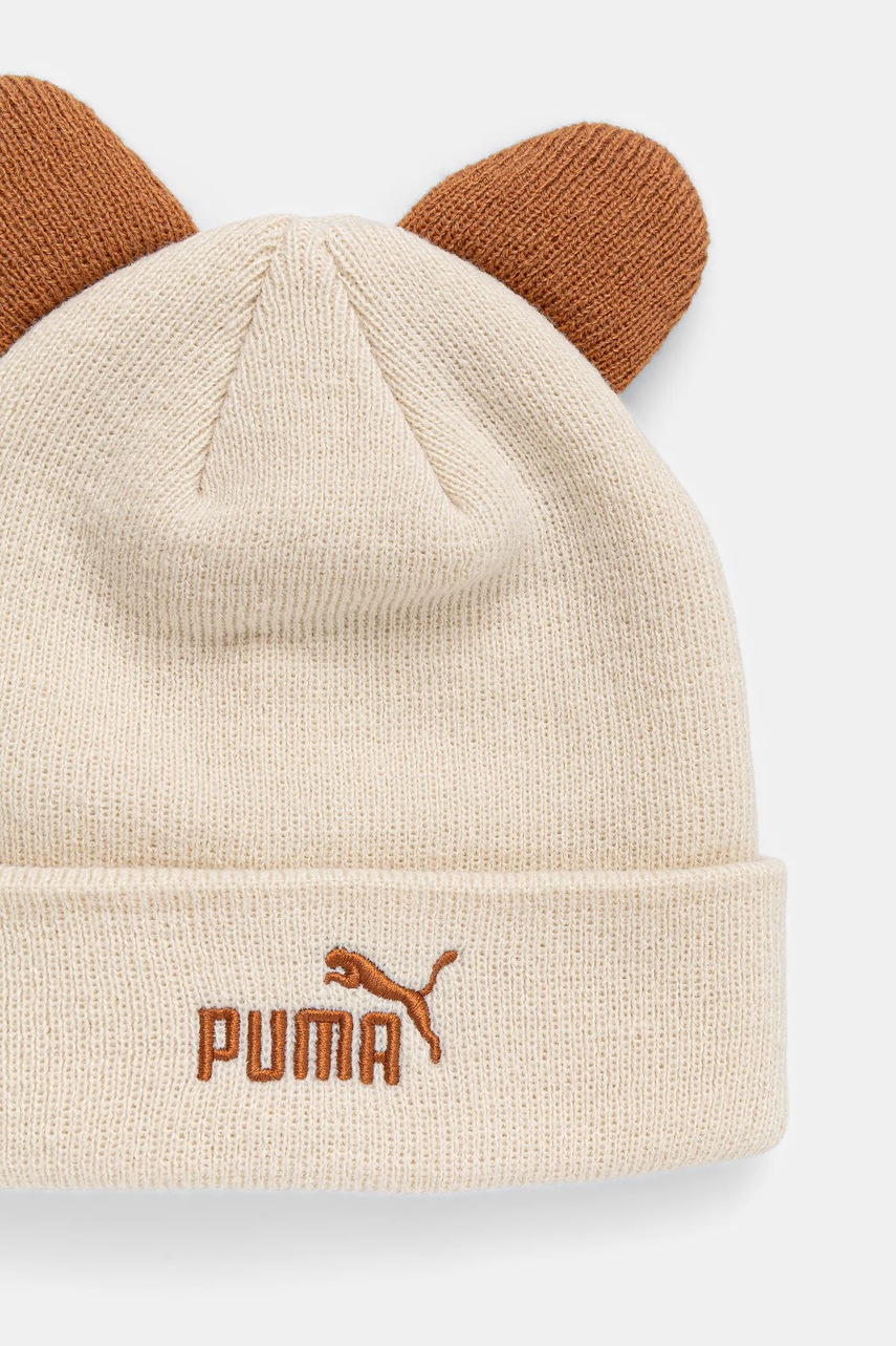 Детская шапка Puma ANIMAL Mid Crown Beanie Jr цвет бежевый 026564