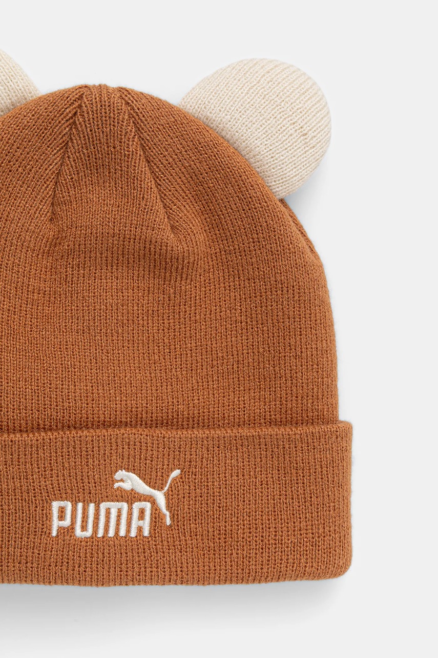 Детская шапка Puma ANIMAL Mid Crown Beanie Jr цвет коричневый 026564