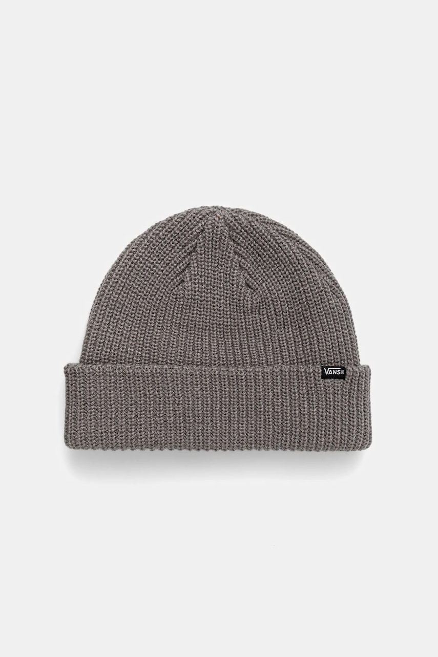 Levně Dětská čepice Vans Core Basic Cuff Beanie šedá barva, VN000Q1GHTG1