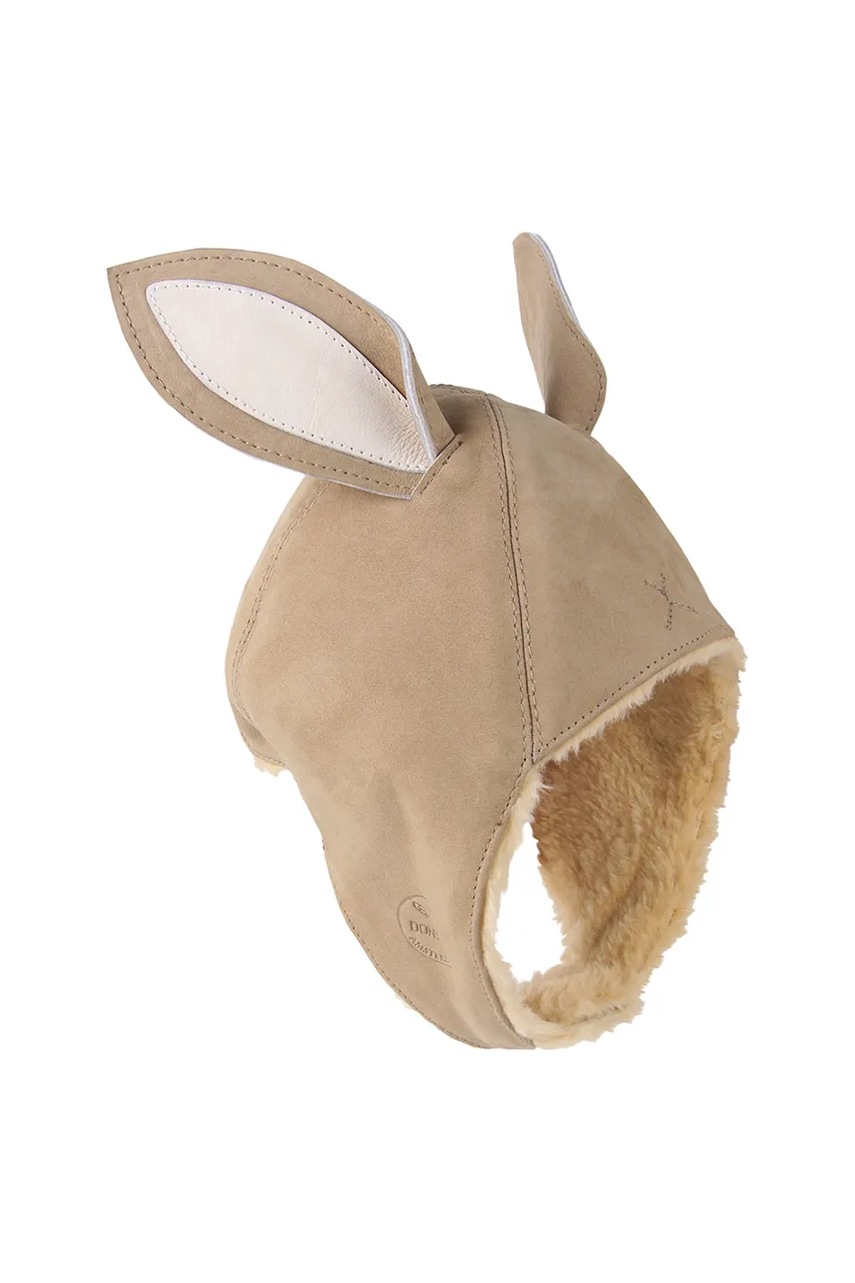 Dětská semišová čepice Donsje Kapi Classic Hat Bunny (obrázek 3)