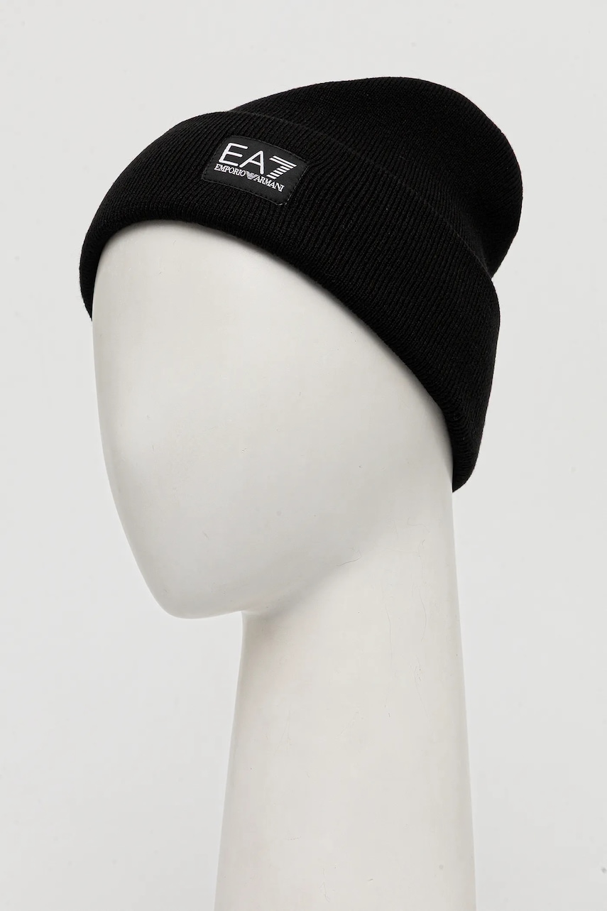 Шапка EA7 Emporio Armani цвет чёрный 7Y000044 AF19612 в Днепре Шапка EA7 Emporio Armani цвет чёрный 7Y000044 AF19612 в Днепре