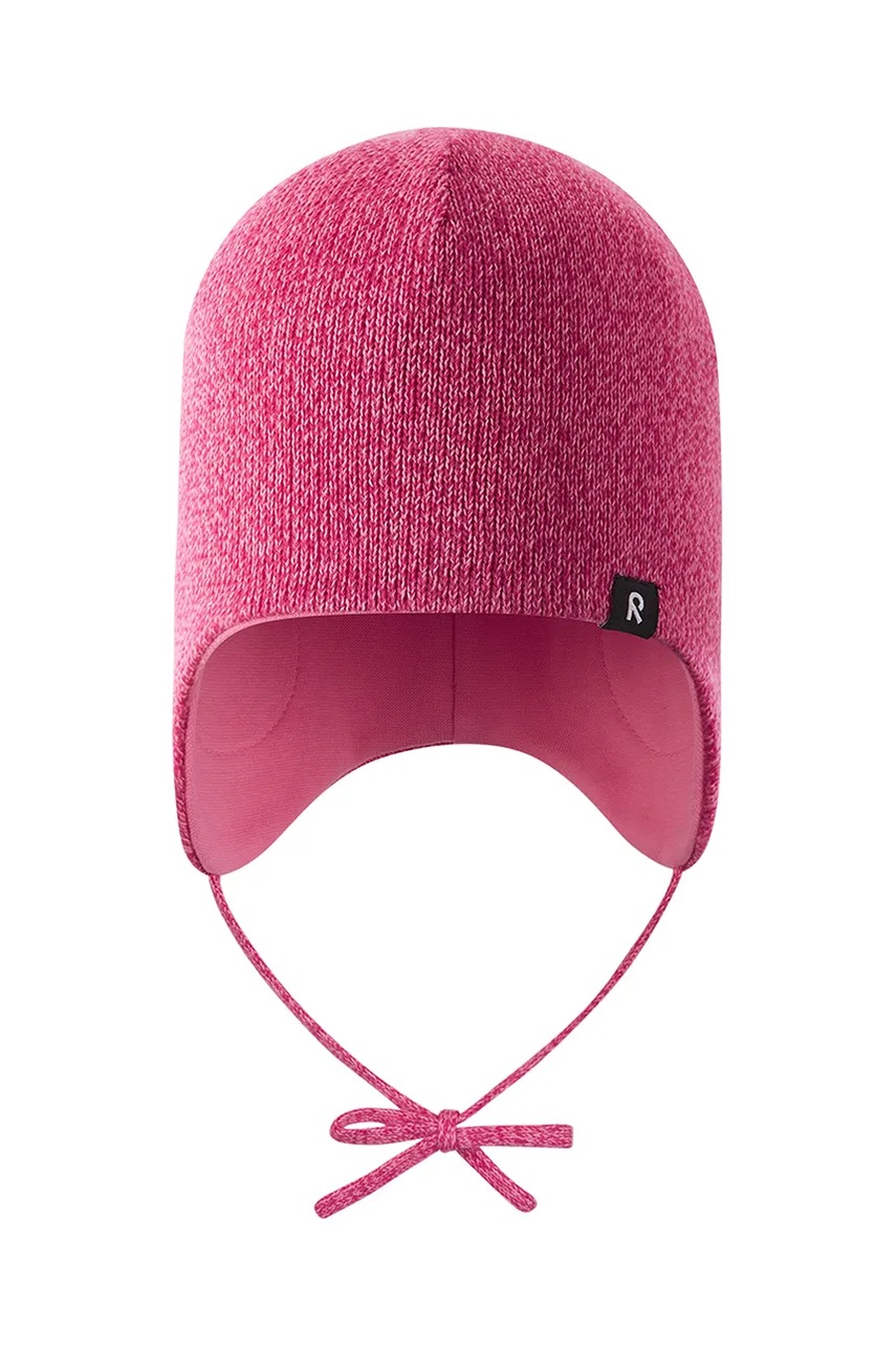 Детская хлопковая шапка Reima Latvat цвет розовый 5300284A