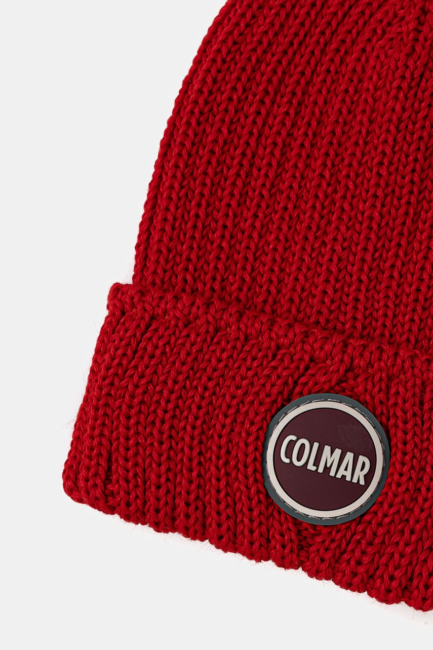 Дитяча шапка з вовною Colmar FILMAX колір червоний 5381N.2YB
