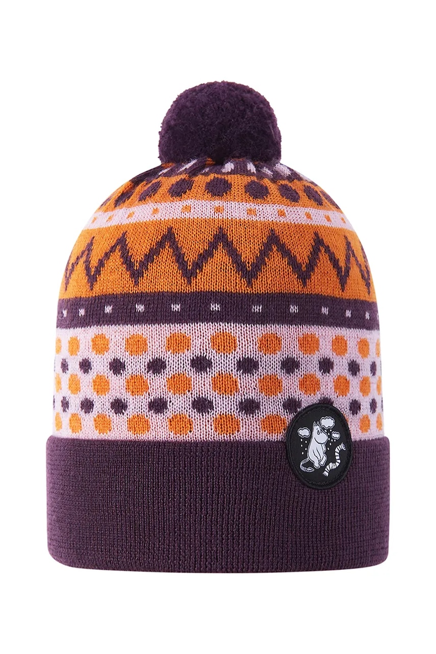 Reima căciulă copii Moomin Flinga culoarea violet, 5300133C