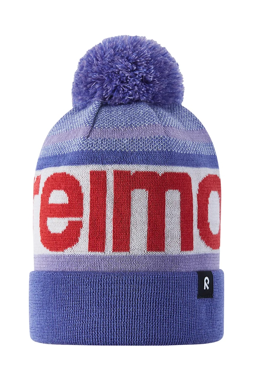 Reima căciulă de lână pentru copii Taasko culoarea violet, 5300058B