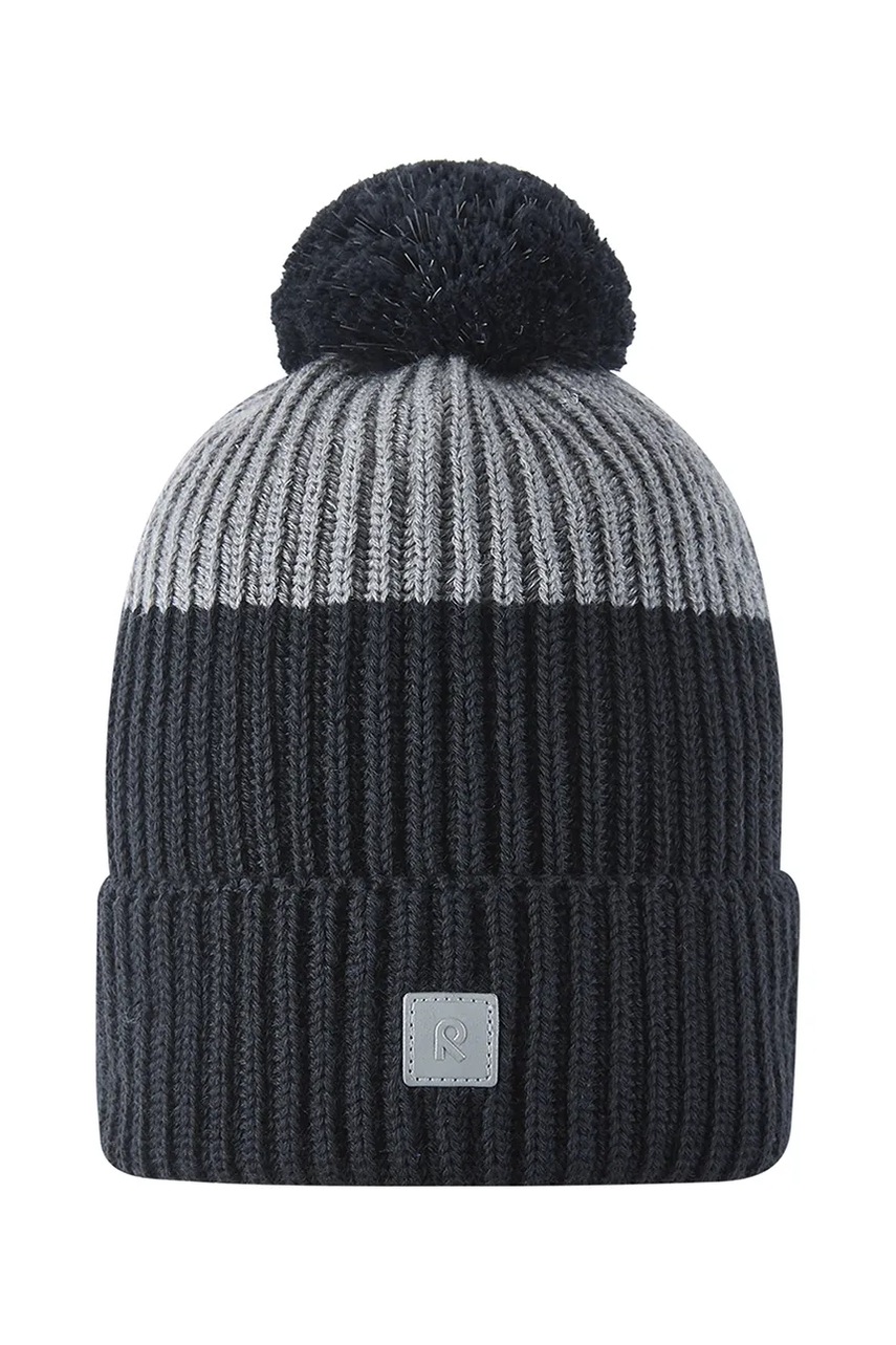 Детская шапка с добавлением шерсти Reima Pilke цвет чёрный 5300085C