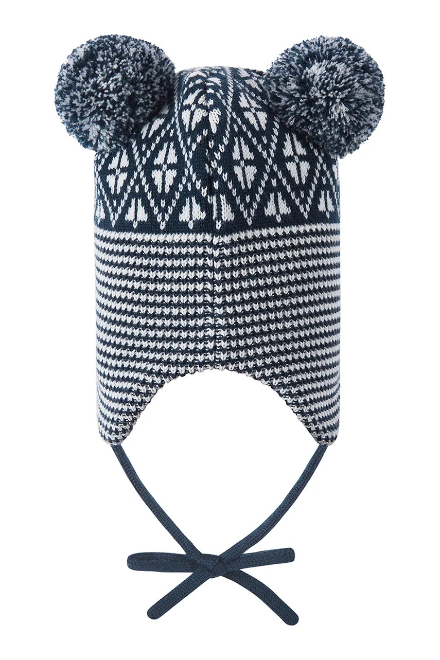 Детская хлопковая шапочка Reima Kuuru цвет синий 5300215B