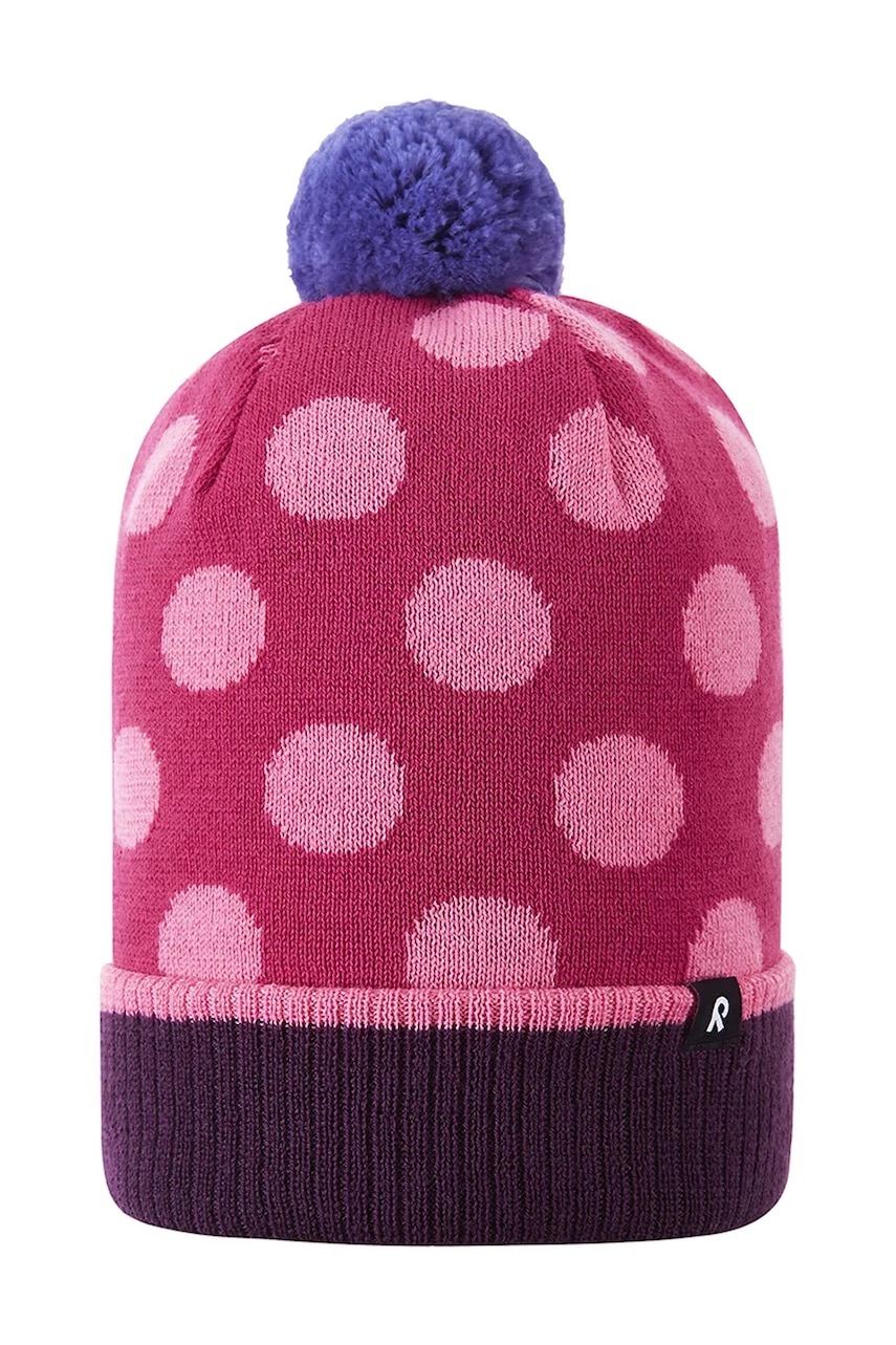 Reima căciulă de lână pentru copii Jenkka culoarea roz, 5300278C