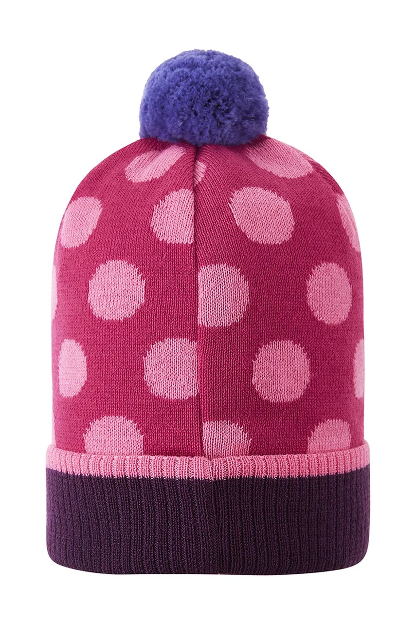 Детская шапка с добавлением шерсти Reima Jenkka цвет розовый 5300278C