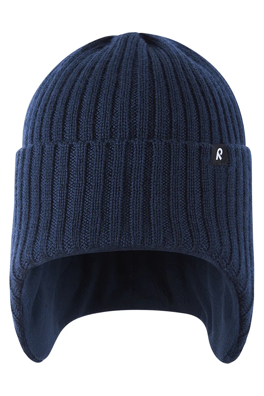 Детская хлопковая шапочка Reima Mystinen цвет синий 5300325A Детская хлопковая шапочка Reima Mystinen цвет синий 5300325A