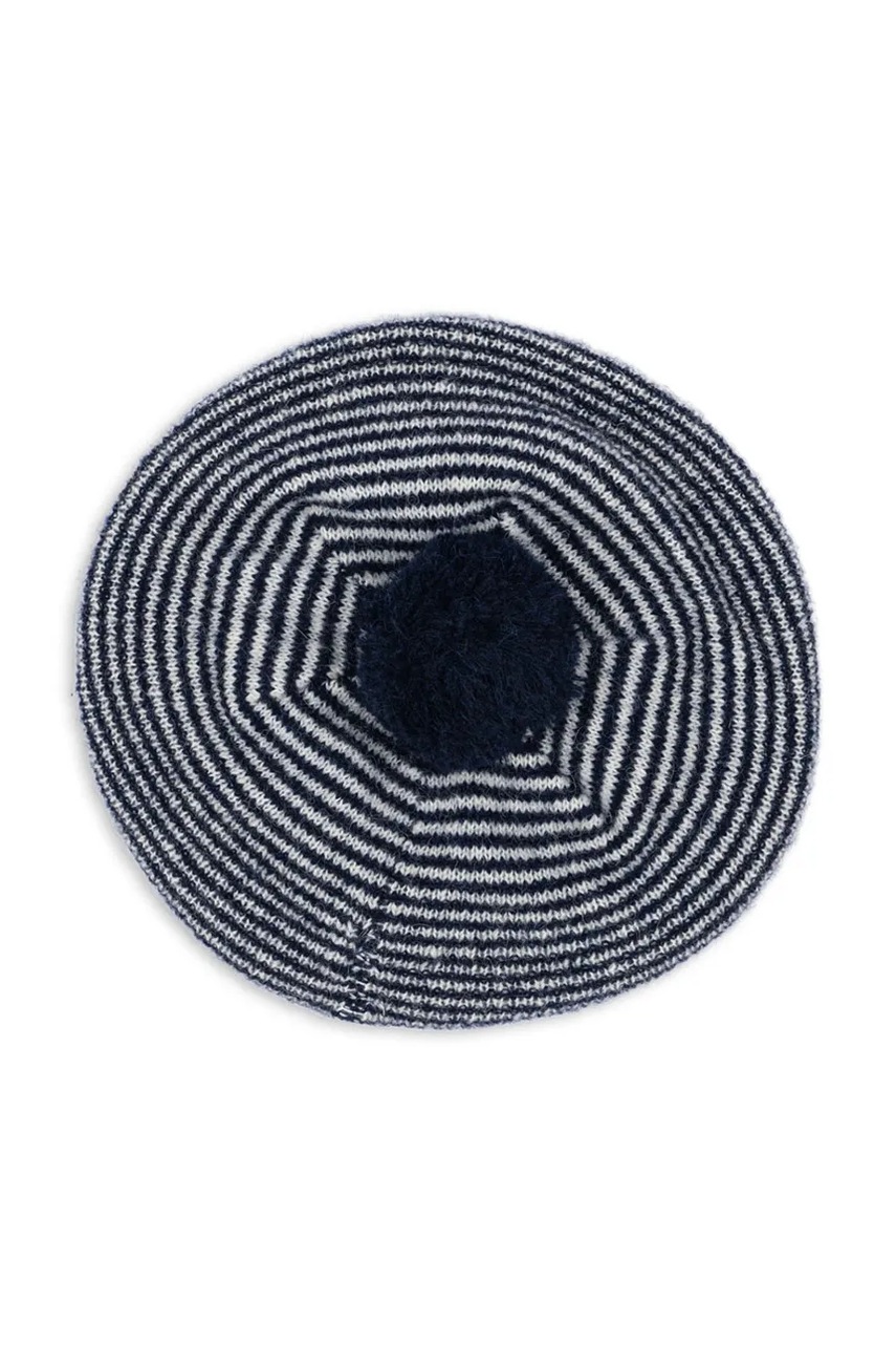 Levně Dětský baret Konges Sløjd BERLE KNIT BERET tmavomodrá barva, KS103716