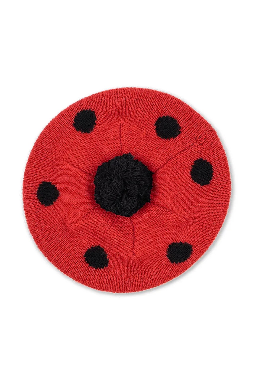 Шапка Konges Sløjd LADYBUG BERET цвет красный KS103494 Шапка Konges Sløjd LADYBUG BERET цвет красный KS103494
