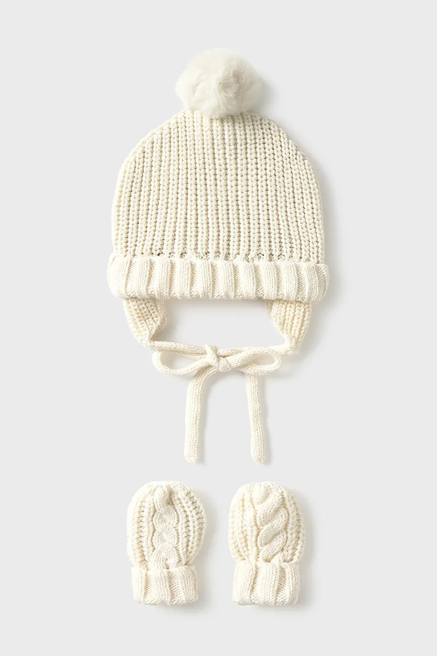 Mayoral Newborn compleu bebe culoarea bej, 9929