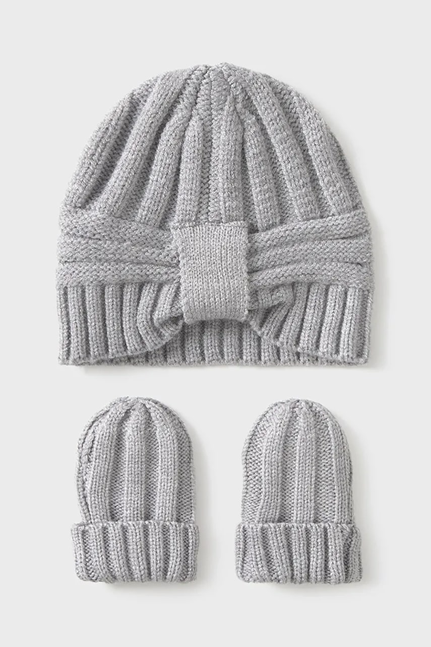 Mayoral Newborn compleu bebe culoarea gri, 9930