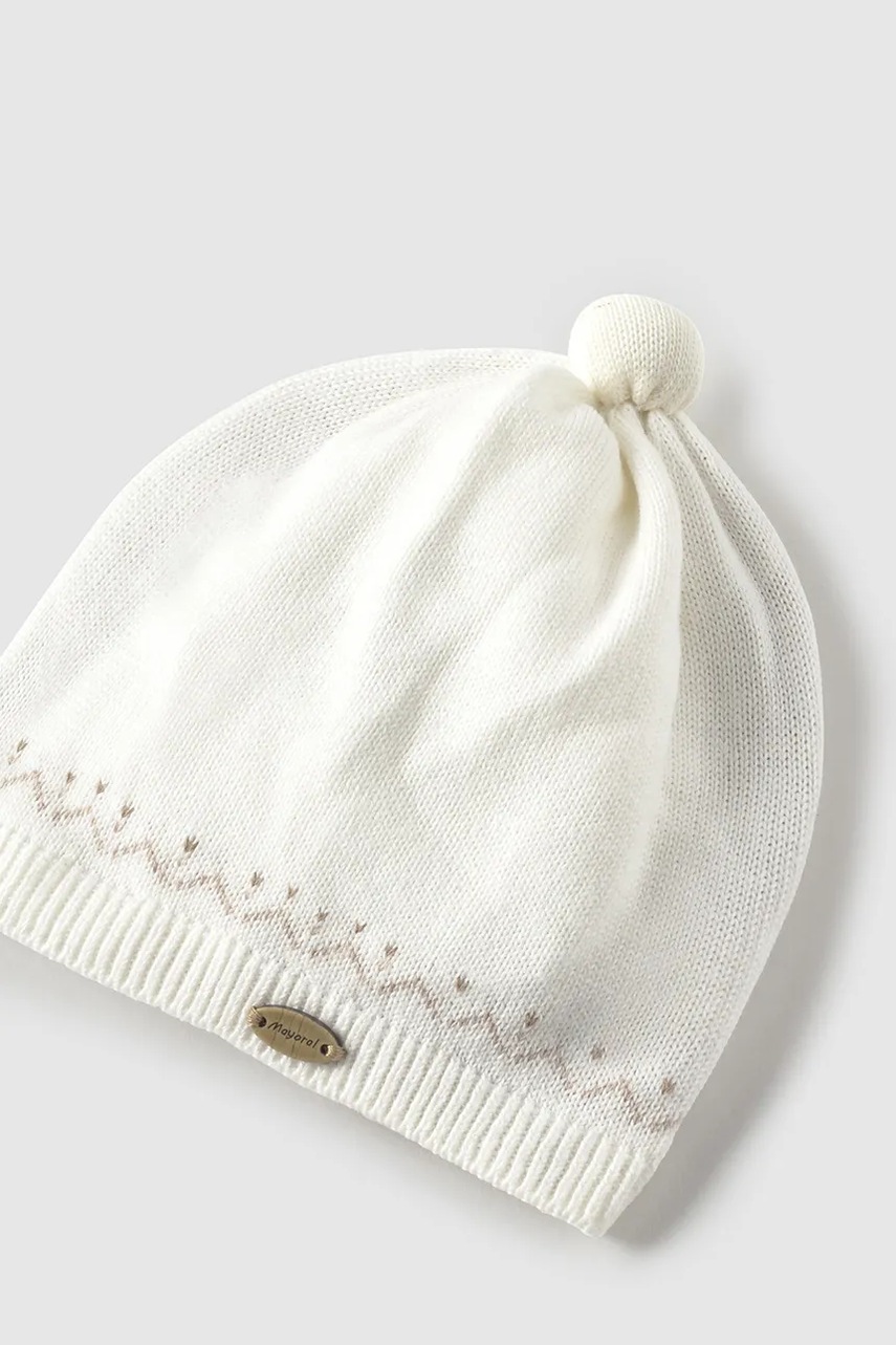 Шапка для младенцев Mayoral Newborn цвет бежевый 9936