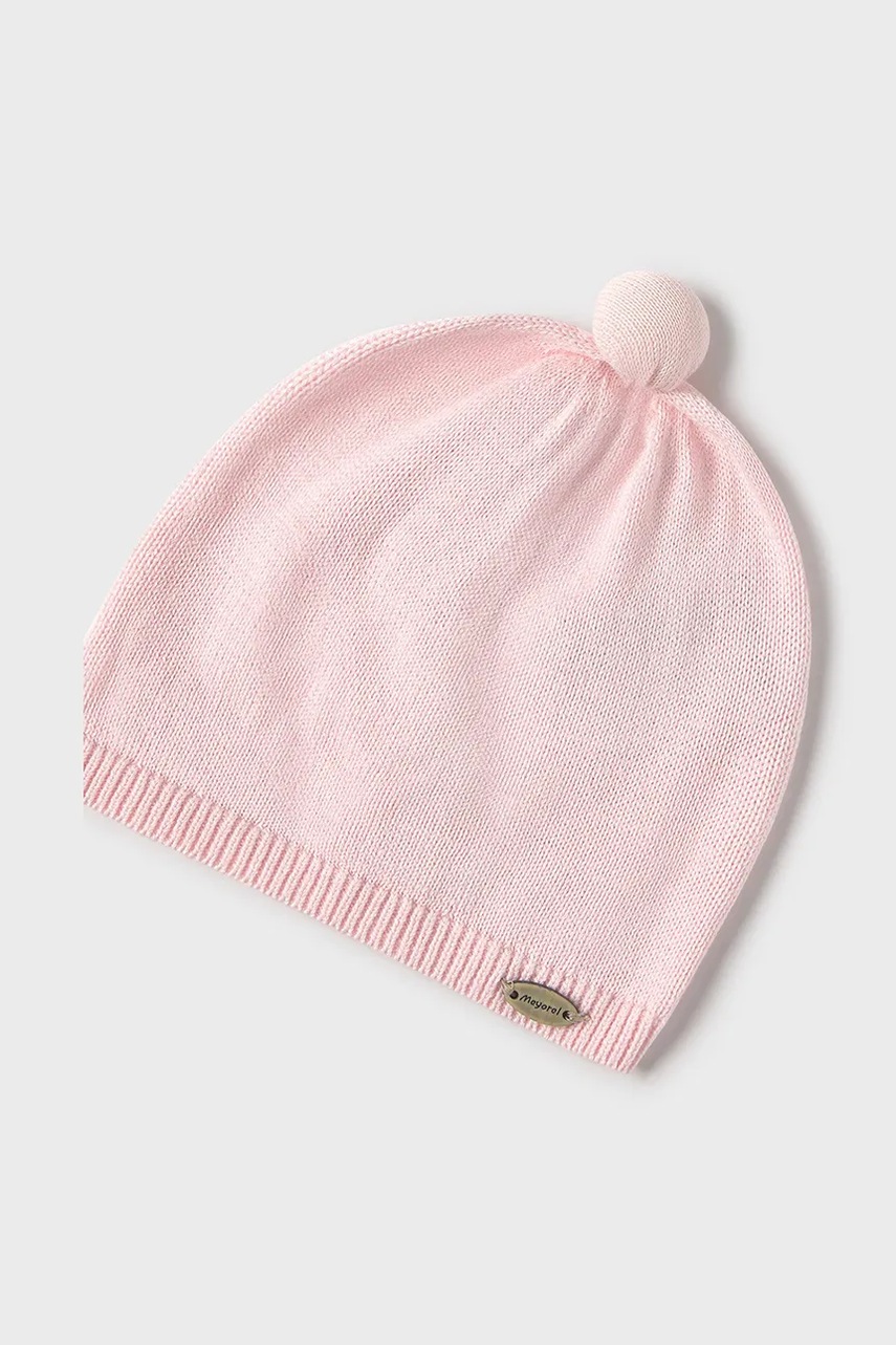 Шапка для младенцев Mayoral Newborn цвет розовый 9936