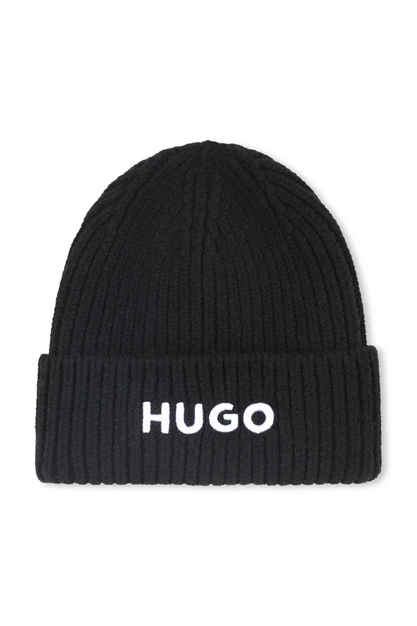 HUGO căciulă copii culoarea negru, G00545