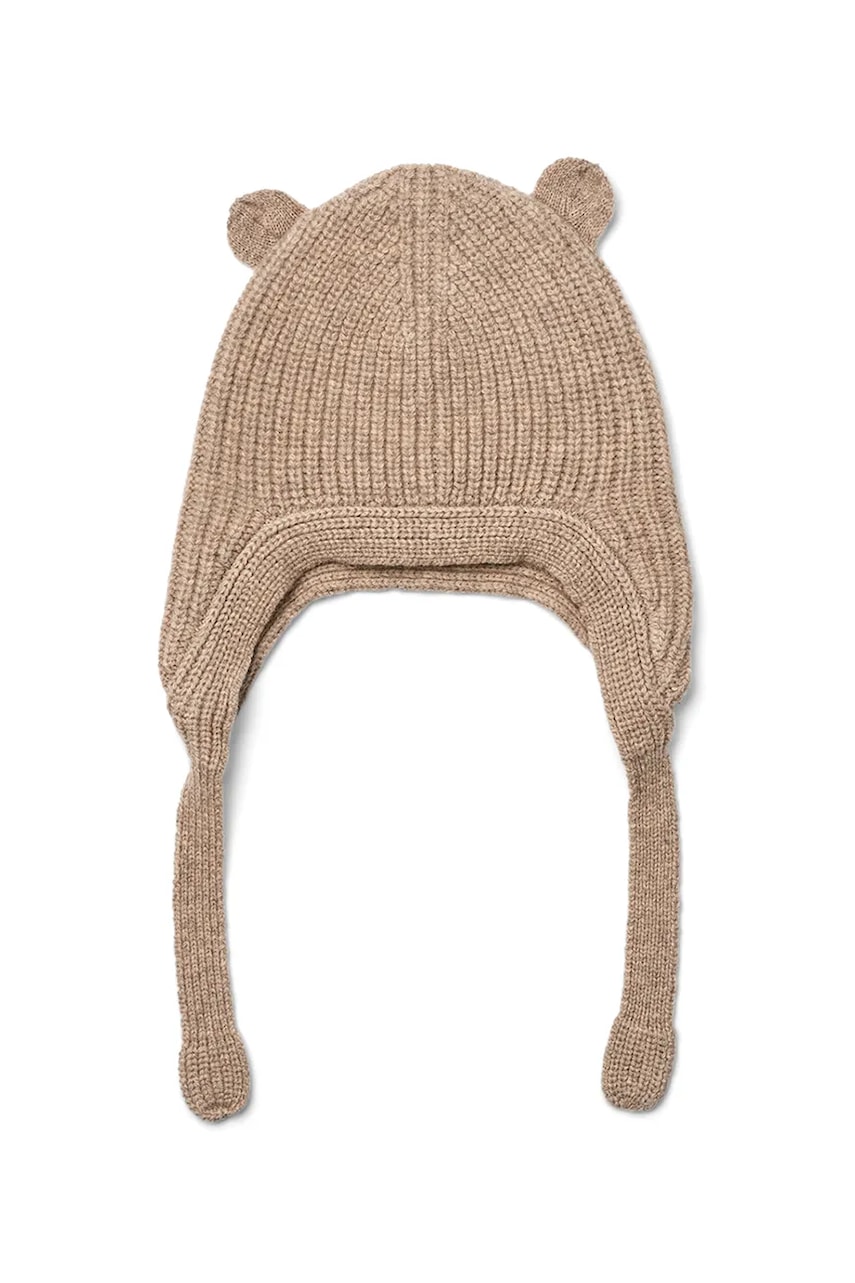 Детская хлопковая шапочка Liewood Aviana Baby Bonnet цвет бежевый LW19415 в Черкассах Детская хлопковая шапочка Liewood Aviana Baby Bonnet цвет бежевый LW19415 в Черкассах