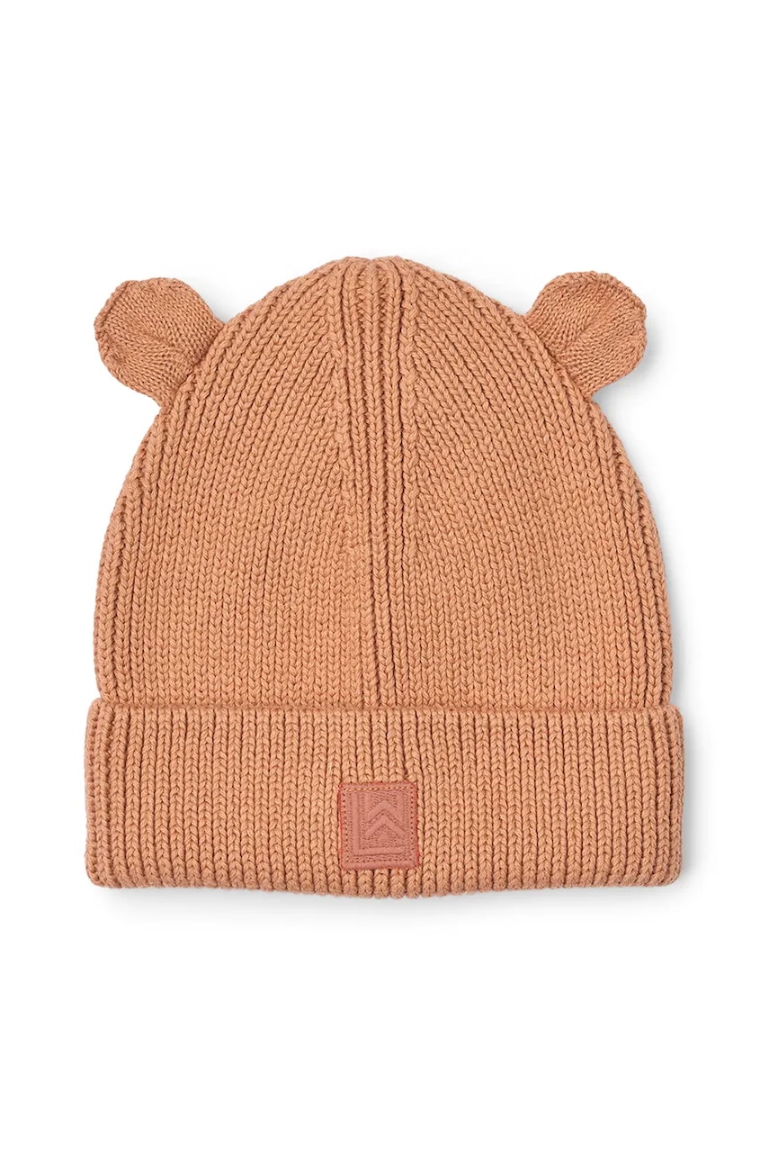 Детская хлопковая шапка Liewood Gina Beanie цвет оранжевый LW20105 в Днепре Детская хлопковая шапка Liewood Gina Beanie цвет оранжевый LW20105 в Днепре