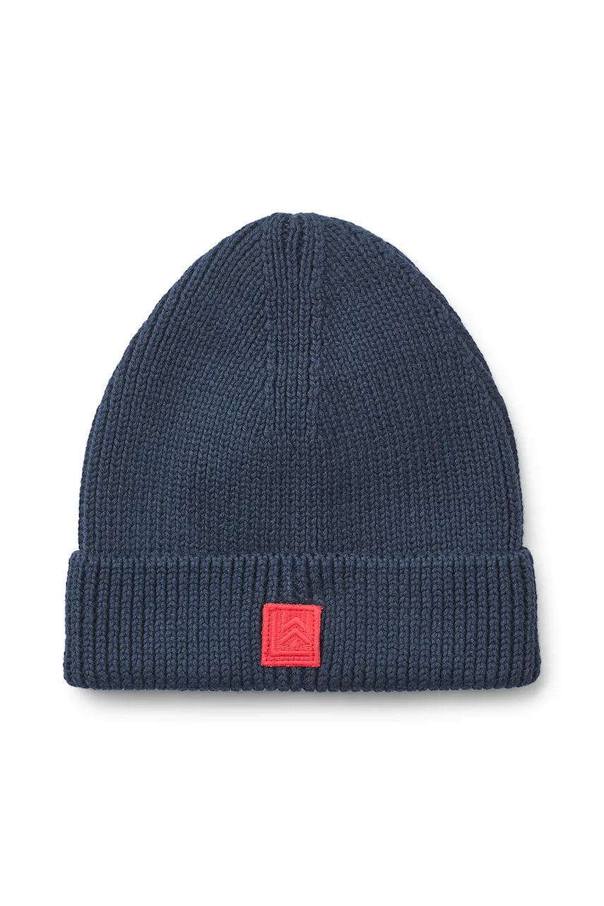 Liewood căciulă de bumbac pentru copii Ezra Beanie culoarea bleumarin, LW20106