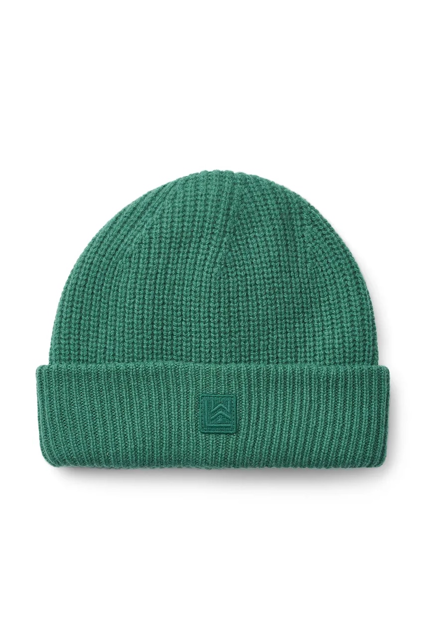 Liewood căciulă de lână pentru copii Emilio Beanie culoarea verde, LW20111