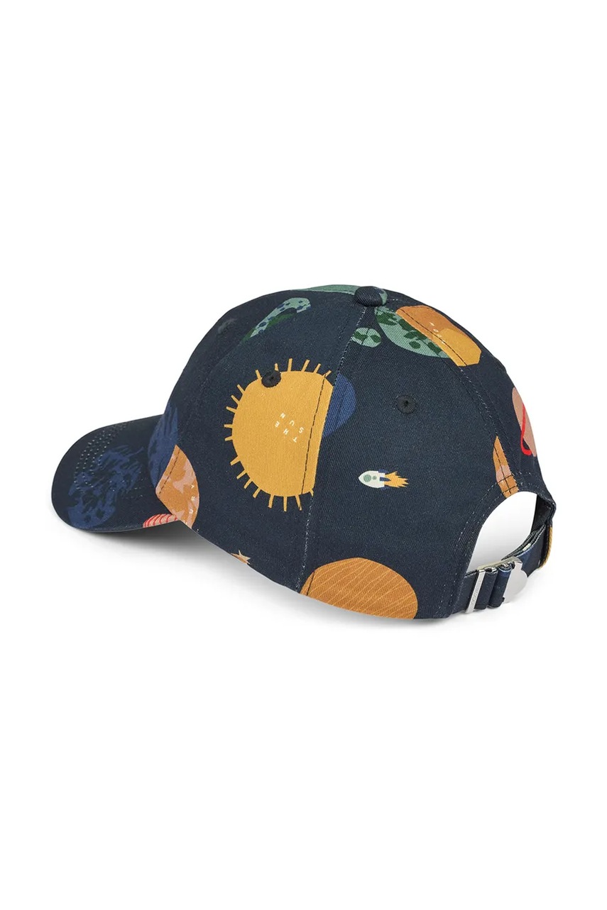 Детская хлопковая кепка Liewood Danny Cap цвет синий LW20389