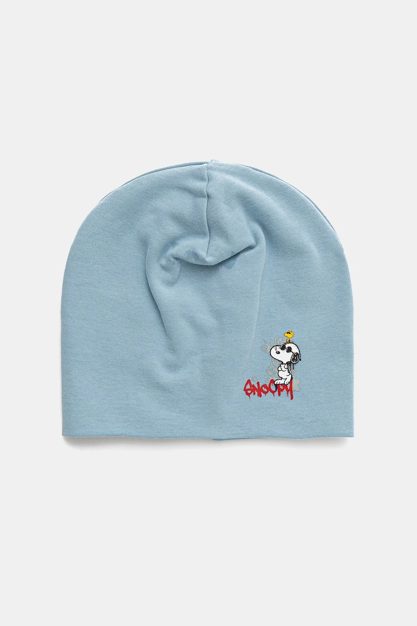 Levně Dětská čepice United Colors of Benetton modrá barva, 6SPHGA01L