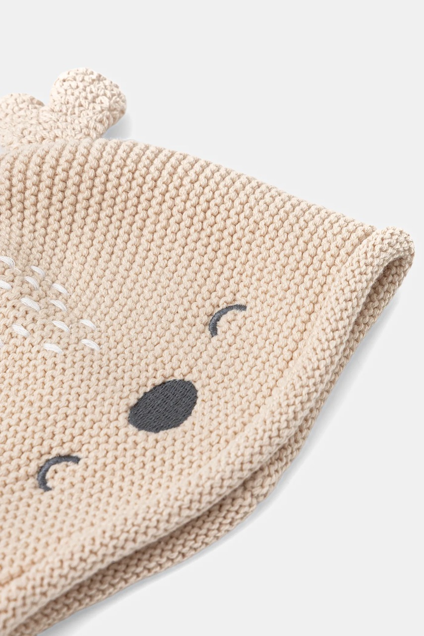 Шапка для младенцев United Colors of Benetton цвет бежевый 6VEEAA00Y