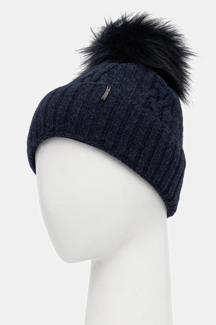 Детская шапка с шерстью Jamiks LARK II цвет синий JZI210