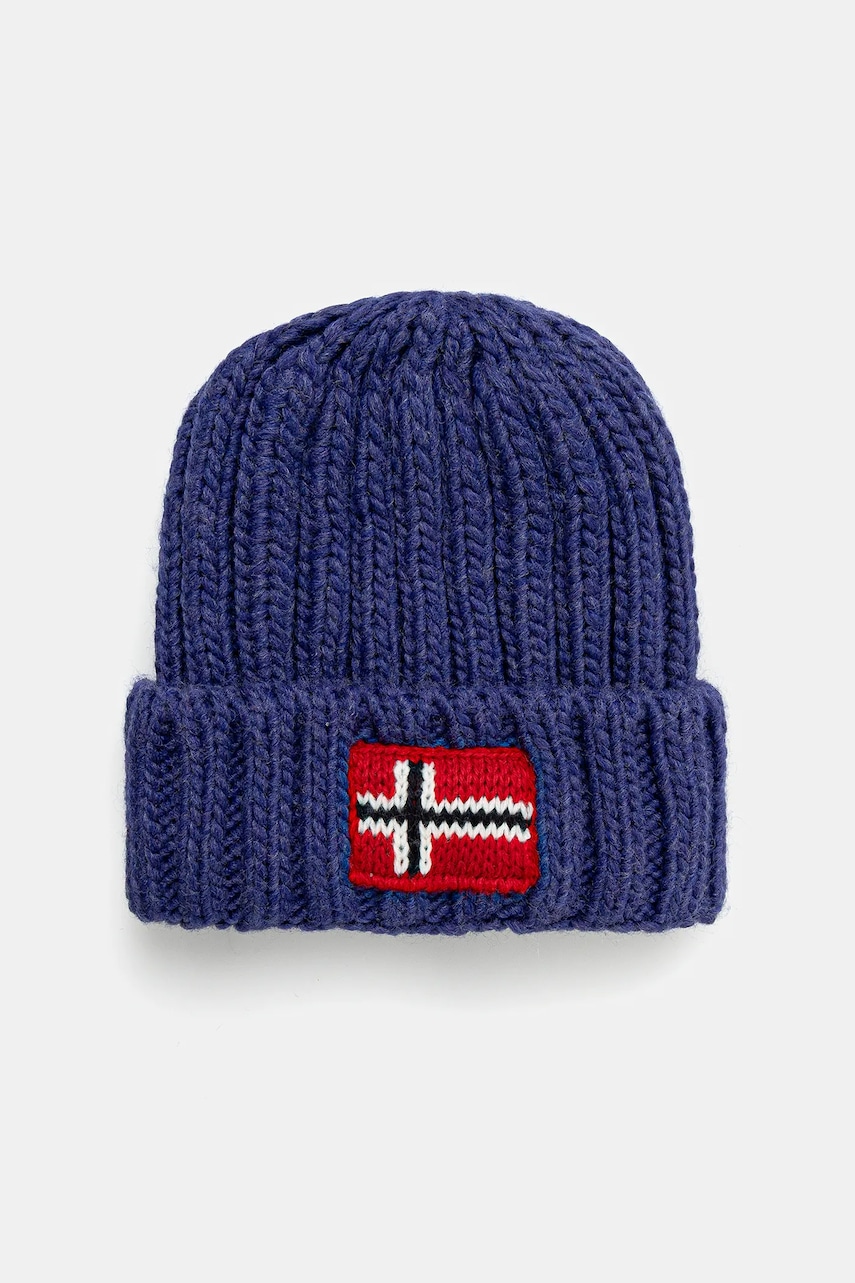 Napapijri căciulă din amestec de lână SEMIURY