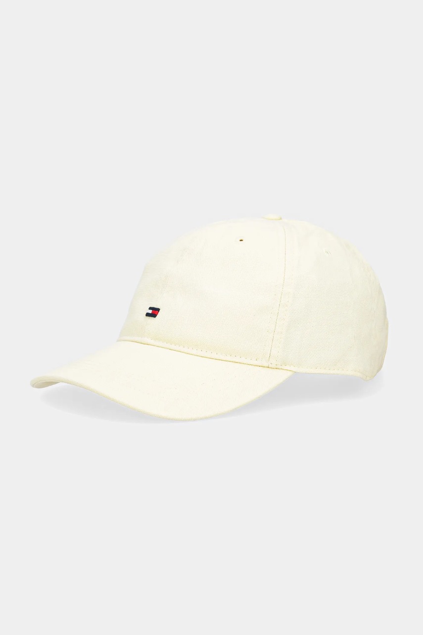 Levně Bavlněná baseballová čepice Tommy Hilfiger žlutá barva, AM0AM13426