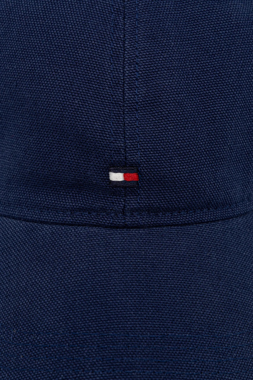 Хлопковая кепка Tommy Hilfiger цвет синий AM0AM13426
